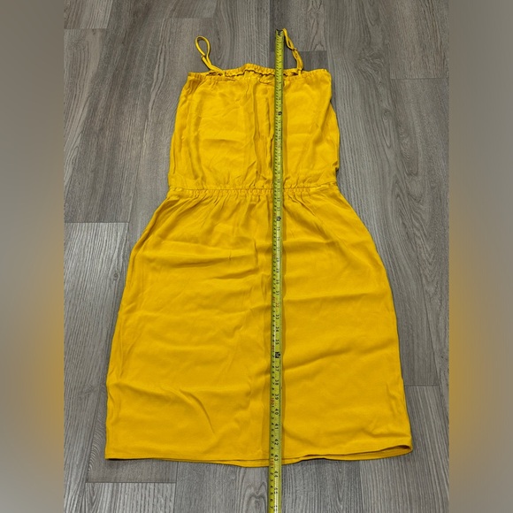 Ba&sh Bash Heline Midi Dress Yellow Curry Pullover Sundress Women’s Size S/1 - Picture 12 of 13